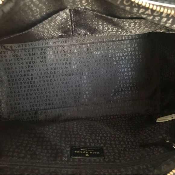 Kate Spade New York Black Leather Mini Hadley Street Bernadine Crossbody Bag - Picture 12 of 16